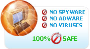 100% safe, no spyware, no adware, no virus