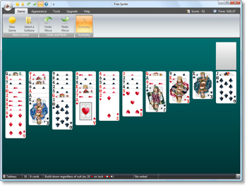 Free Spider Solitaire - Simple Simon Solitaire - Click to enlarge