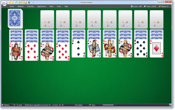 Spider Solitaire screenshot - Click to enlarge