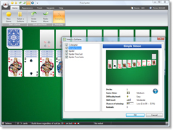 Free Spider Solitaire - Select a Solitaire screenshot